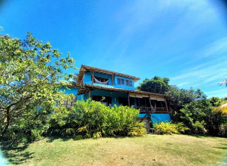 Espelho Bahia Blue House Bed and Breakfast Praia do Espelho Exteriör bild
