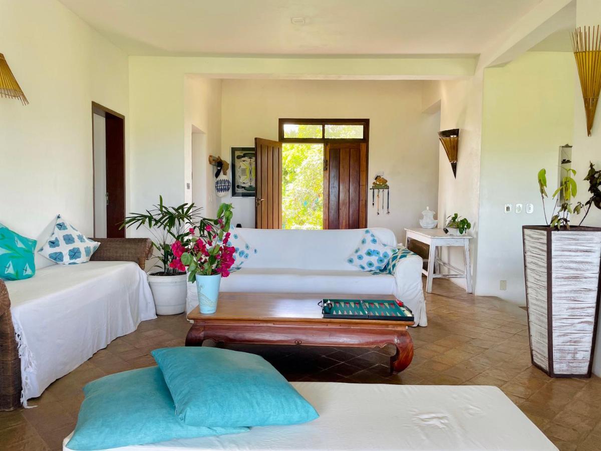 Espelho Bahia Blue House Bed and Breakfast Praia do Espelho Exteriör bild