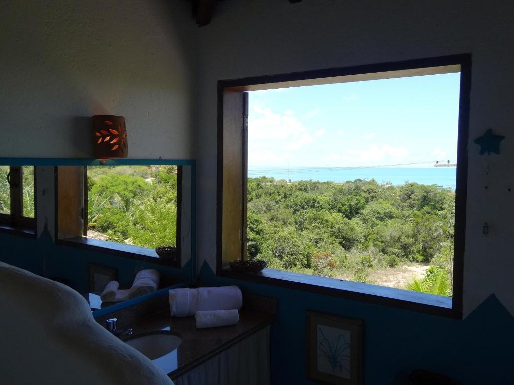 Espelho Bahia Blue House Bed and Breakfast Praia do Espelho Rum bild